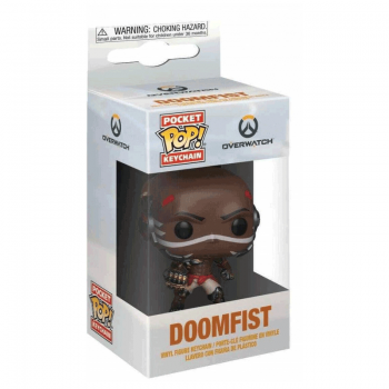 Funko POP Pocket! Vinyl Schlüsselanhänger - Overwatch Doomfist - 4cm